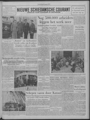 Nieuwe Schiedamsche Courant 1957-03-28