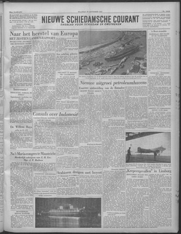 Nieuwe Schiedamsche Courant 1947-09-29
