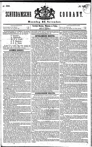 Schiedamsche Courant 1868-11-23