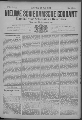 Nieuwe Schiedamsche Courant 1894-07-21