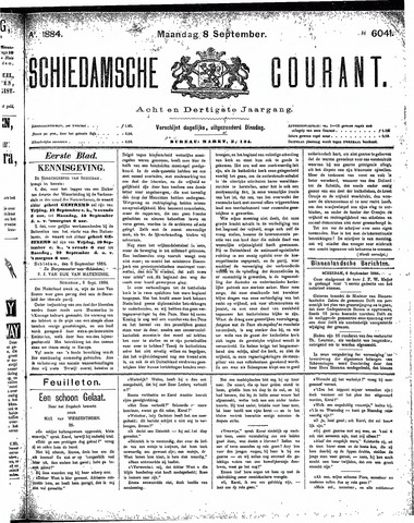 Schiedamsche Courant 1884-09-08