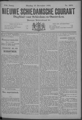 Nieuwe Schiedamsche Courant 1894-12-25
