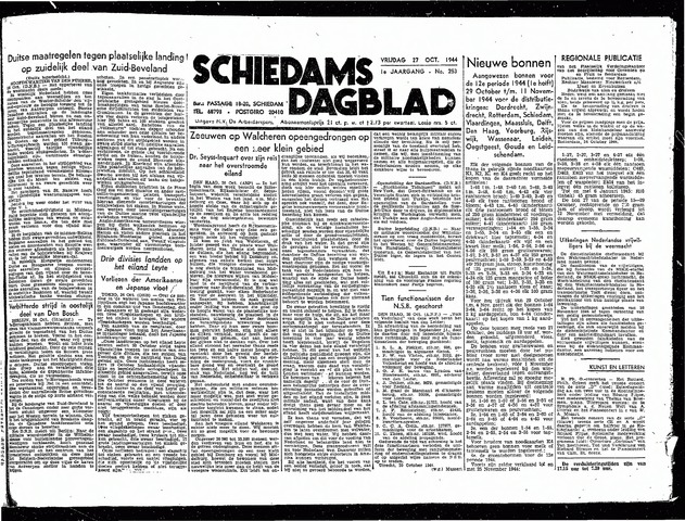 Schiedamsch Dagblad 1944-10-27