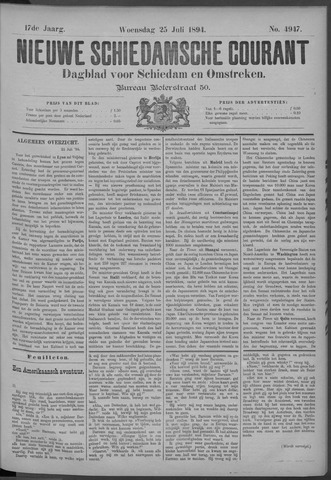 Nieuwe Schiedamsche Courant 1894-07-25