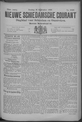 Nieuwe Schiedamsche Courant 1900-09-16