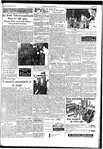 Rotterdamsch Nieuwsblad / Schiedamsche Courant / Rotterdams Dagblad / Waterweg / Algemeen Dagblad 1957-02-22