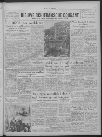 Nieuwe Schiedamsche Courant 1952-05-30