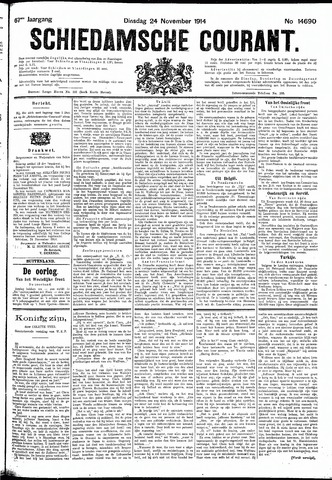 Schiedamsche Courant 1914-11-24