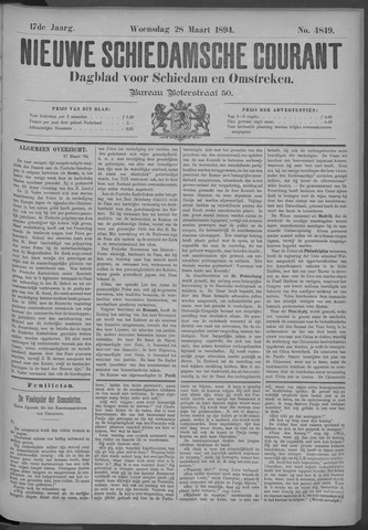 Nieuwe Schiedamsche Courant 1894-03-28