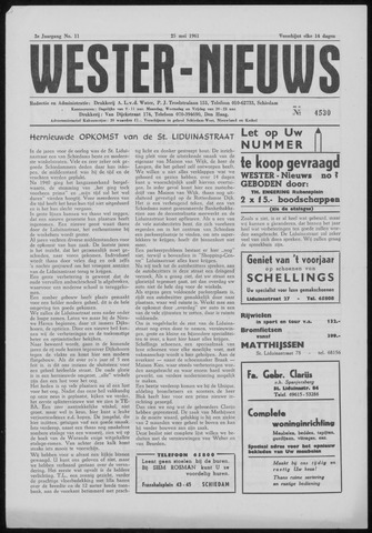 Wester Nieuws 1961-05-25