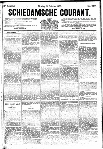 Schiedamsche Courant 1905-10-31