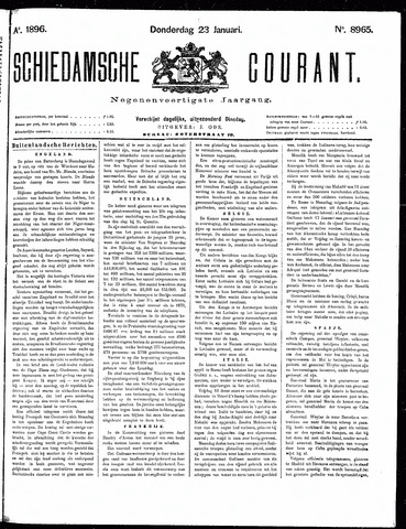Schiedamsche Courant 1896-01-23