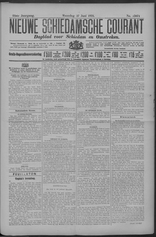 Nieuwe Schiedamsche Courant 1921-06-27