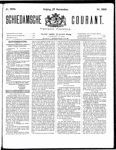 Schiedamsche Courant 1896-11-27