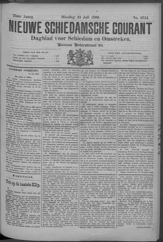 Nieuwe Schiedamsche Courant 1900-07-24