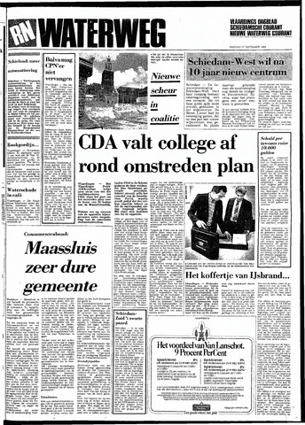 Rotterdamsch Nieuwsblad / Schiedamsche Courant / Rotterdams Dagblad / Waterweg / Algemeen Dagblad 1983-09-27