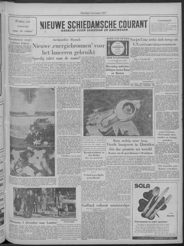 Nieuwe Schiedamsche Courant 1957-11-05