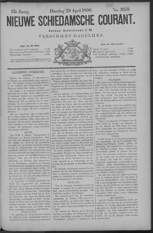 Nieuwe Schiedamsche Courant 1890-04-29