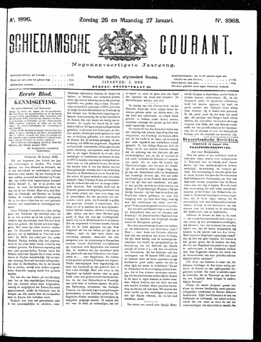 Schiedamsche Courant 1896-01-27