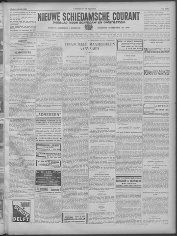 Nieuwe Schiedamsche Courant 1934-05-19