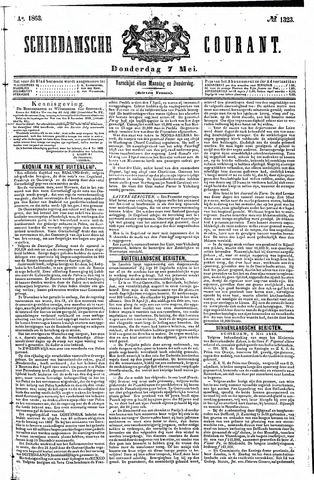 Schiedamsche Courant 1863-05-07