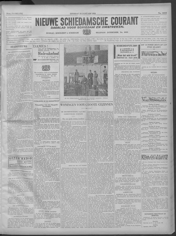 Nieuwe Schiedamsche Courant 1934-01-23