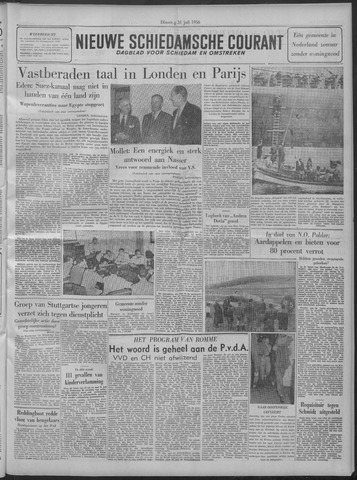 Nieuwe Schiedamsche Courant 1956-07-31