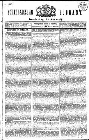 Schiedamsche Courant 1858-01-21
