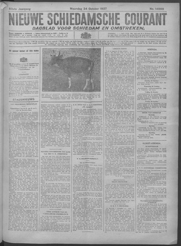 Nieuwe Schiedamsche Courant 1927-10-24