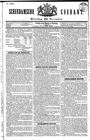 Schiedamsche Courant 1858-11-22