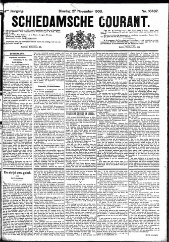 Schiedamsche Courant 1900-11-27