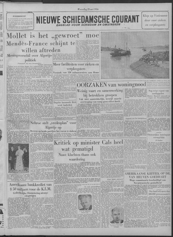 Nieuwe Schiedamsche Courant 1956-05-23