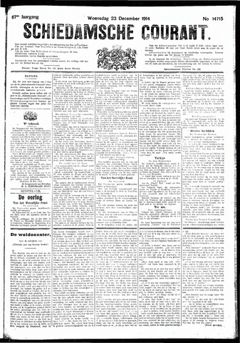Schiedamsche Courant 1914-12-23