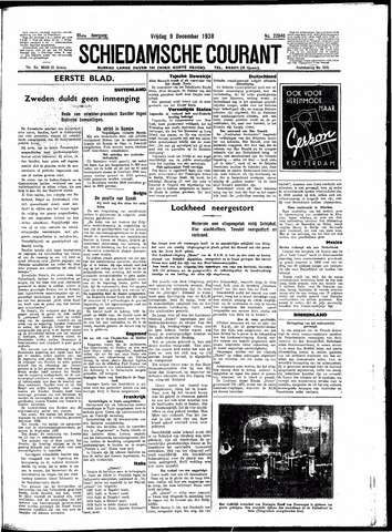 Schiedamsche Courant 1938-12-09