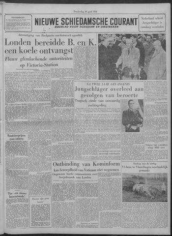 Nieuwe Schiedamsche Courant 1956-04-19