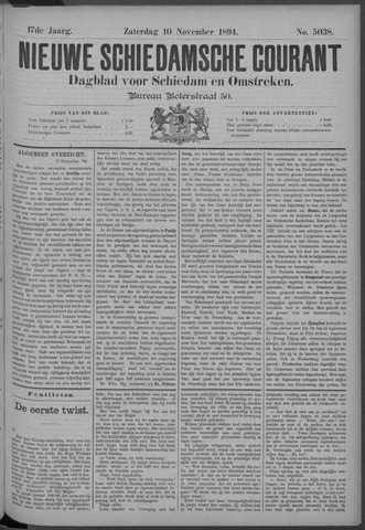 Nieuwe Schiedamsche Courant 1894-11-10