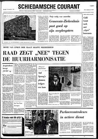Rotterdamsch Nieuwsblad / Schiedamsche Courant / Rotterdams Dagblad / Waterweg / Algemeen Dagblad 1972-11-28
