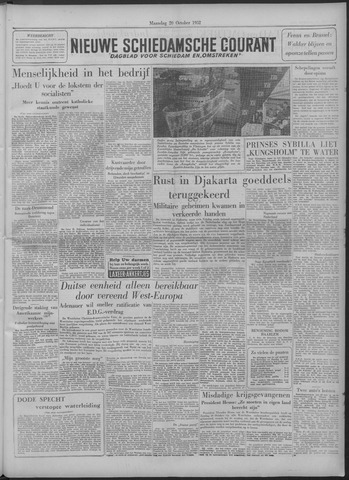 Nieuwe Schiedamsche Courant 1952-10-20