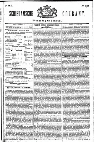 Schiedamsche Courant 1873-01-15