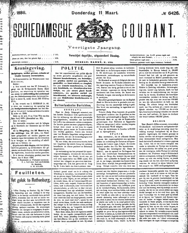 Schiedamsche Courant 1886-03-11