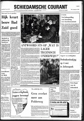 Rotterdamsch Nieuwsblad / Schiedamsche Courant / Rotterdams Dagblad / Waterweg / Algemeen Dagblad 1972-03-30