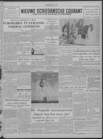 Nieuwe Schiedamsche Courant 1957-03-26