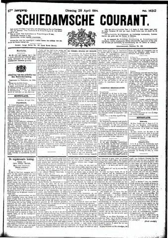 Schiedamsche Courant 1914-04-28