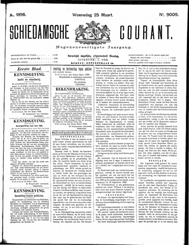 Schiedamsche Courant 1896-03-25