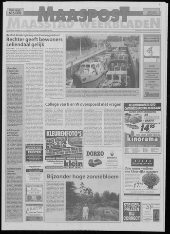 Maaspost / Maasstad / Maasstad Pers 1997-08-27