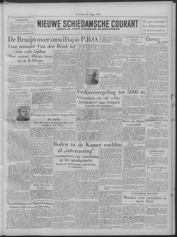 Nieuwe Schiedamsche Courant 1952-03-26