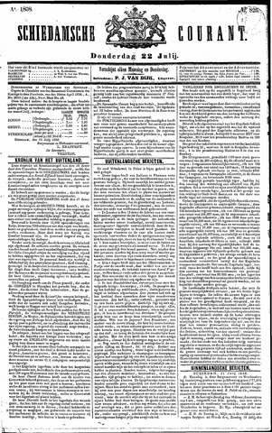 Schiedamsche Courant 1858-07-22