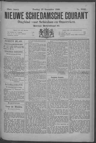Nieuwe Schiedamsche Courant 1900-12-23
