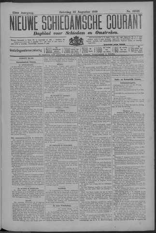 Nieuwe Schiedamsche Courant 1919-08-23