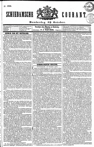 Schiedamsche Courant 1854-10-19